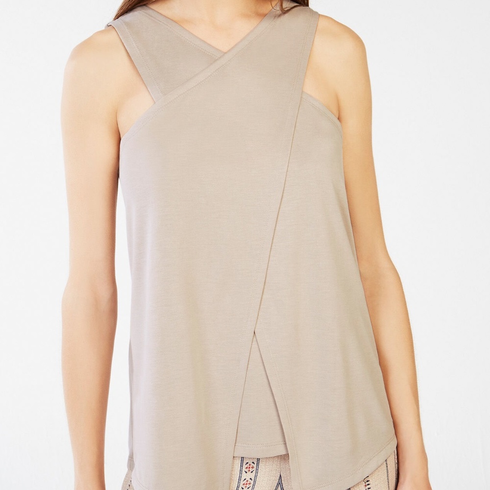 BCBGMaxAzria Reza Crossover Tank Top NWT